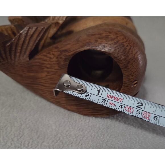 Lot 6 Wooden Whale Napkin Rings Philippines Nautical Dinner Party - Picture 8 of 8